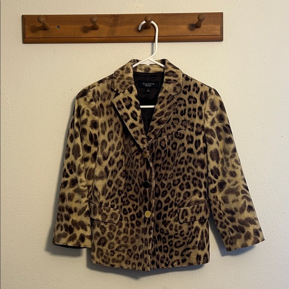 Talbots Jackets & Blazers - Talbots Animal Print Blazer Size 2